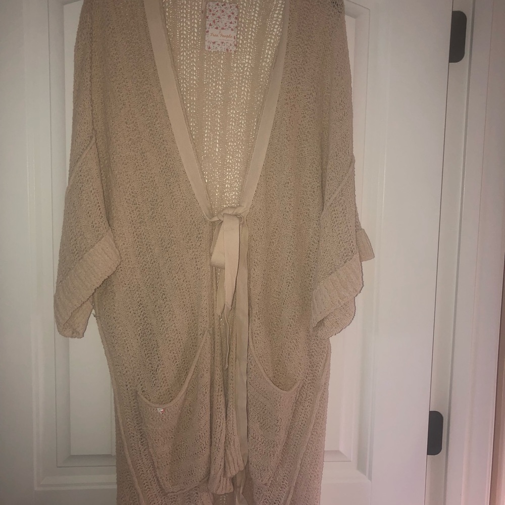 Free People 3/4 sleeve long sweater